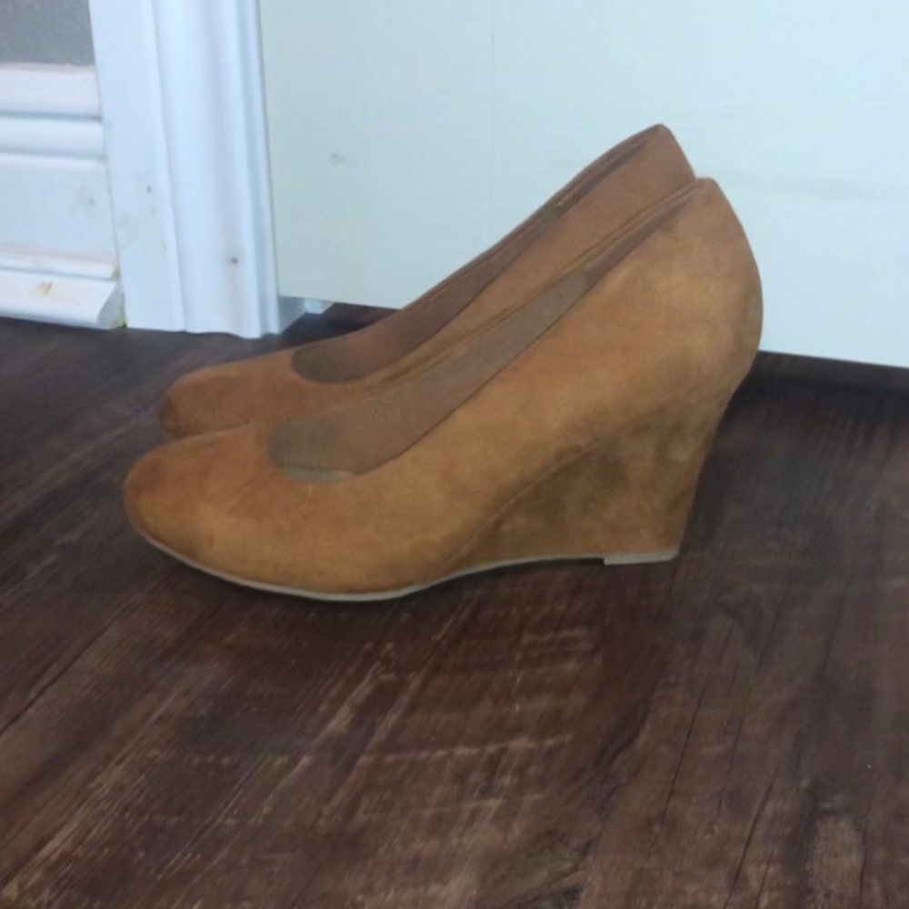 Camel Suede Dress Shoes